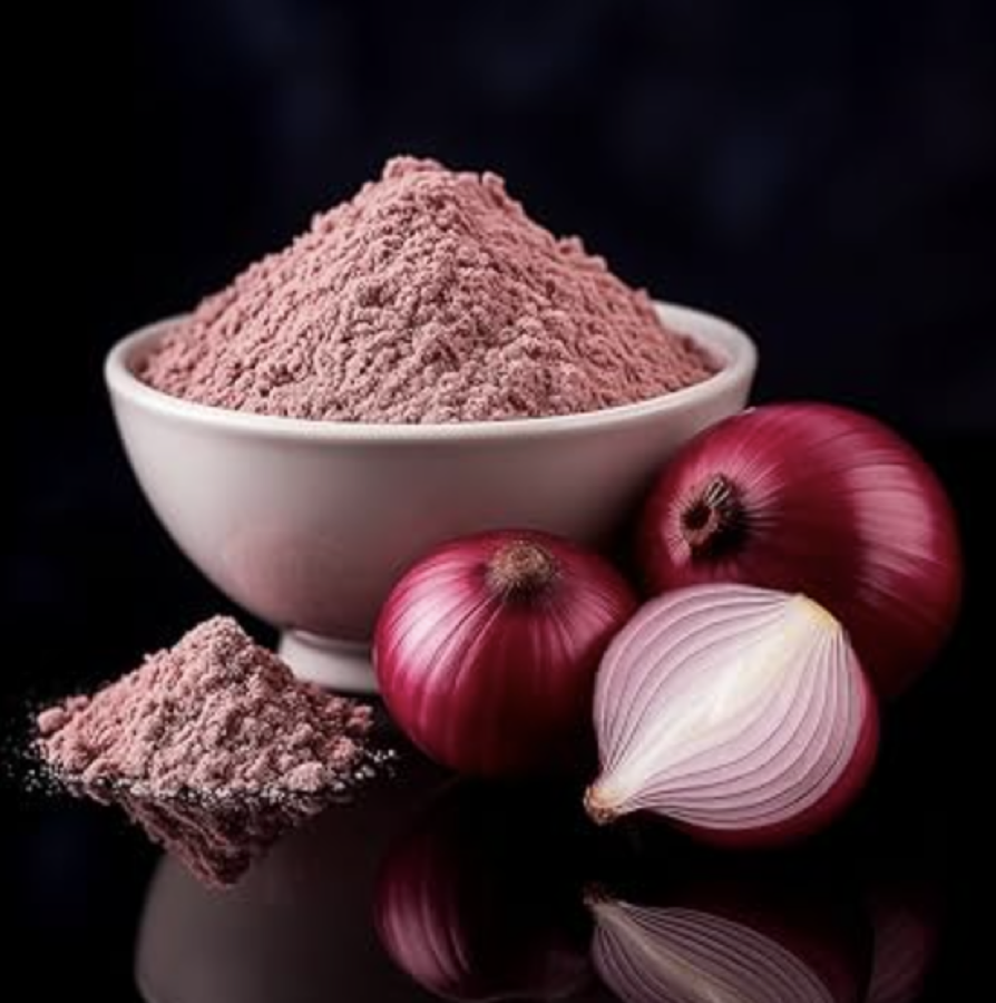Onion powder and bowl